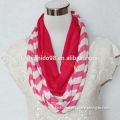 hot selling plain and chevron printed infinity shawl achecol bufanda infinito bufanda by Real Fashion